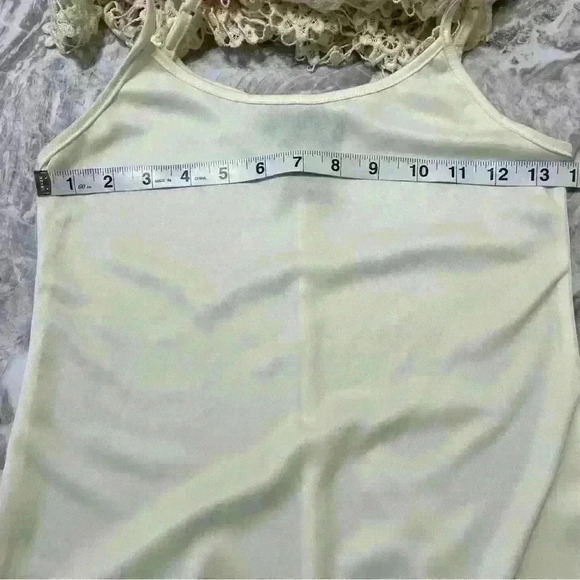 Teeze Me Dress Womens Beige A Line Sleeveless Mini Crochet Floral Beach Size S - Picture 8 of 9